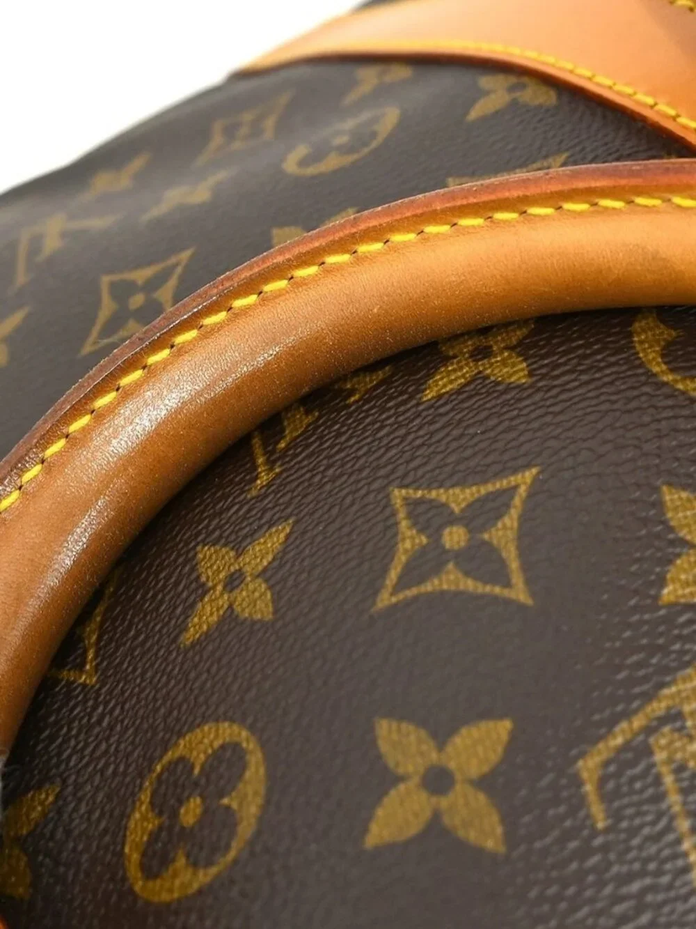 Best03 LOUIS VUITTON KEEPALL 60 TRAVEL HANDBAG MONOGRAM